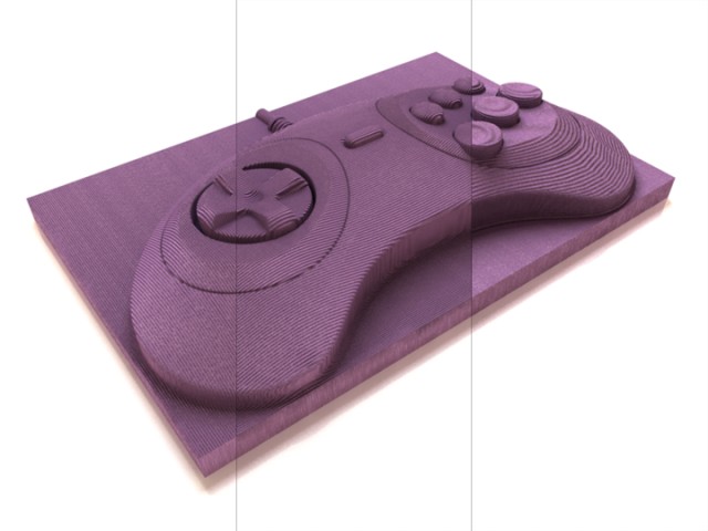 Sega 6-Button Joypad in Foam